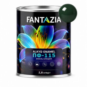Емаль ПФ-115 зелена 2,8кг Fantazia