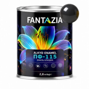 Емаль ПФ-115М чорна 2,8 кг Fantazia