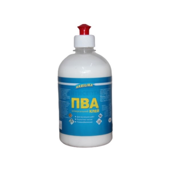Клей ПВА універсальний 0,5 л. Akrilika