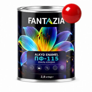 Емаль ПФ-115 червона 2,8кг Fantazia