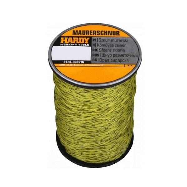 Шнур каменщика 1,3мм х 50м "Hardy"