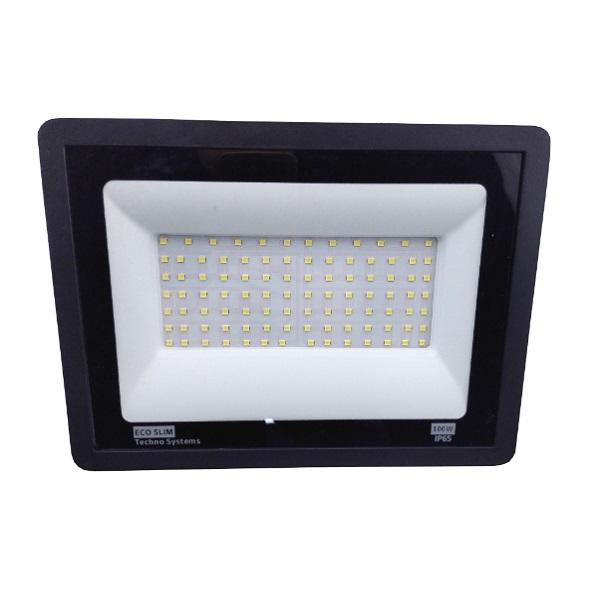 Прожектор светодиодный LED 100W ECO Slim 230V 8500Lm 6500K IP65 TNSy