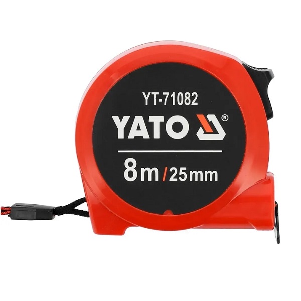 Рулетка измерительная 8 м × 25 мм YATO YT-71082