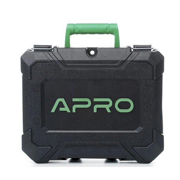 Дриль-шуруповерт безщіточний APRO 20В, 2А, 20DB, 2 АКБ, ЗУ, кейс