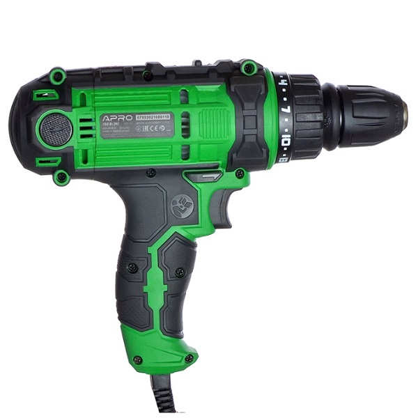 Дриль-шуруповерт мережевий APRO D750C