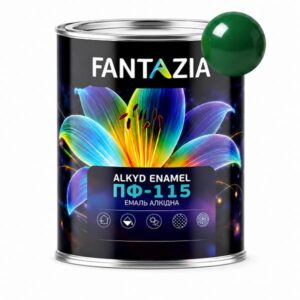 Емаль ПФ 115 зелена 0,85кг Fantazia