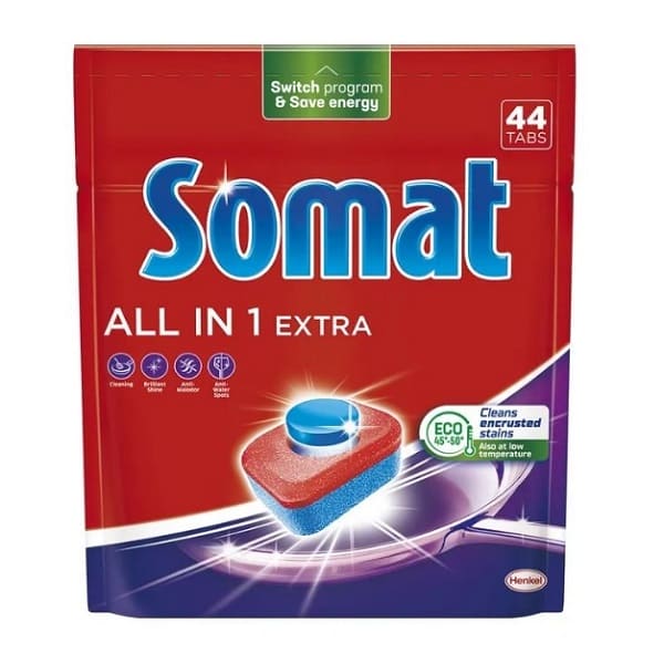 Таблетки для посудомийних машин Somat All in 1 Extra 44 шт.