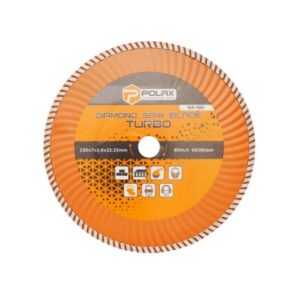 Диск алмазний турбо Polax 230x7x2,6x22.23, 25%