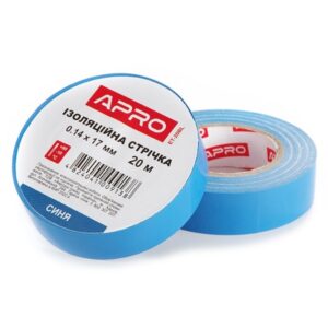 Ізоляцiйна стрiчка синя 0.14х17мм 20м APRO