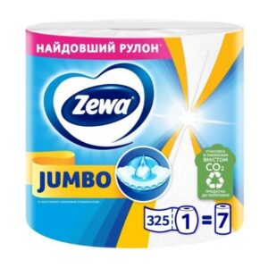 Паперові рушники Zewa Jumbo 1 рулон 325 відривів